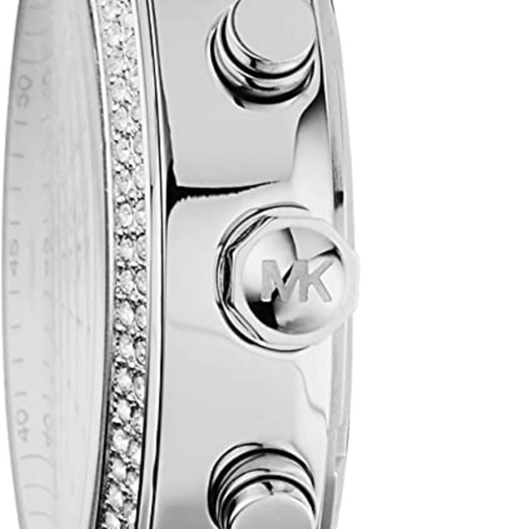 NWT Michael Kors Women's Parker Silver-Tone Watch  - Picture 13 of 13